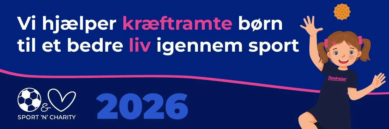 KollegaKompagniet støtter i 2025 Sport 'n' Charity, der hjælper kræftramte børn til et bedre liv igennem sport.